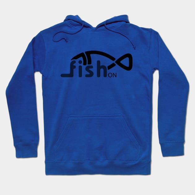 Fish On. Hoodie by TEEVEETEES